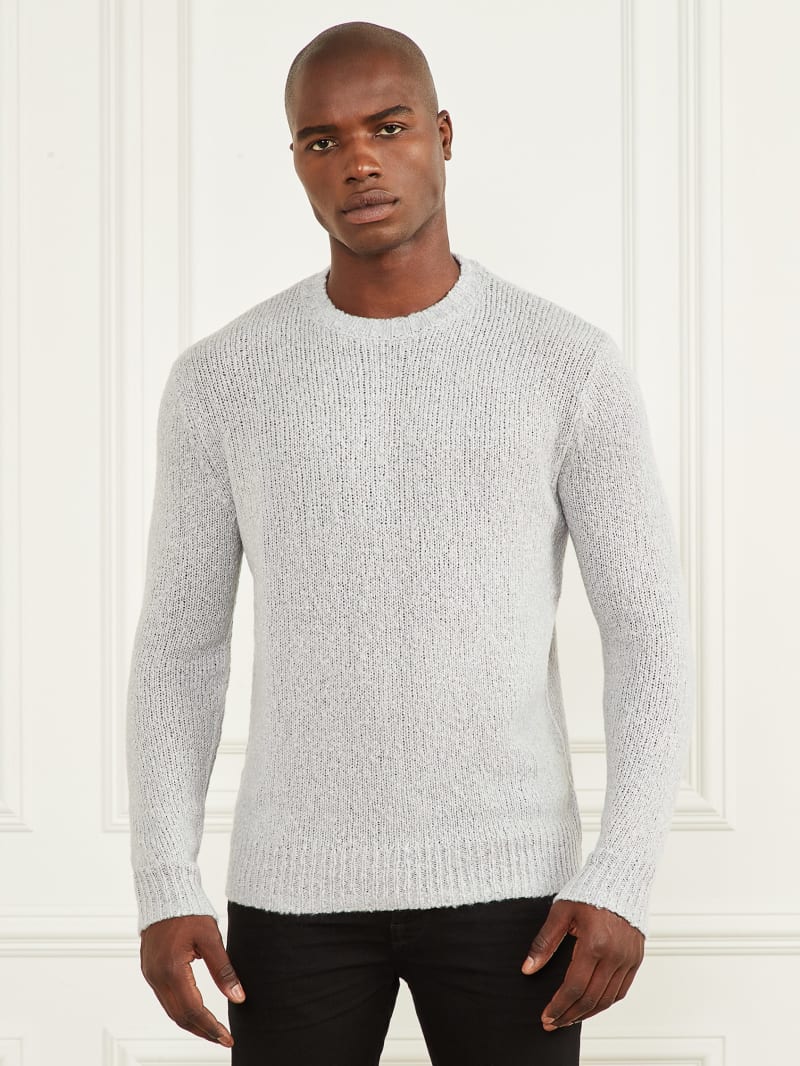 Guess Jaspe Crewneck Sweater - Light Stone Heather