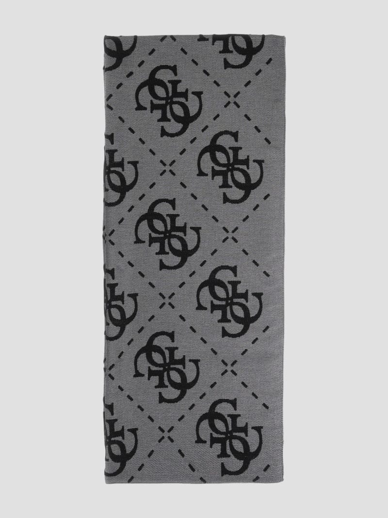 Guess Vikky Quattro G Monogram Scarf - Black