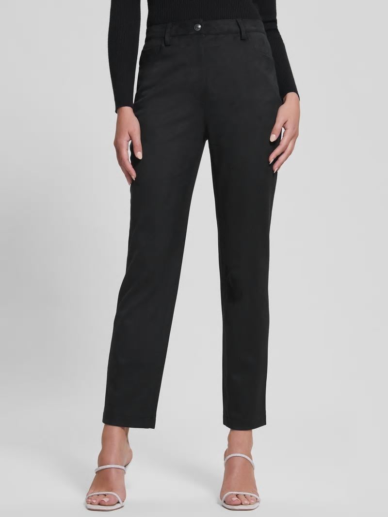 Guess Kelly Straight Pants - Black