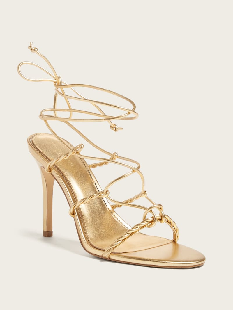 Guess Bea Strappy Sandal - Gld-1 Gold