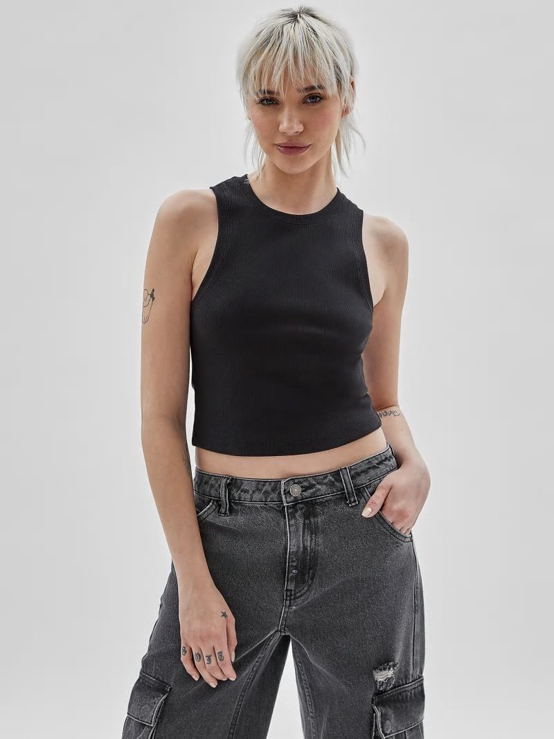 Guess GUESS Originals Cropped Tank - Black