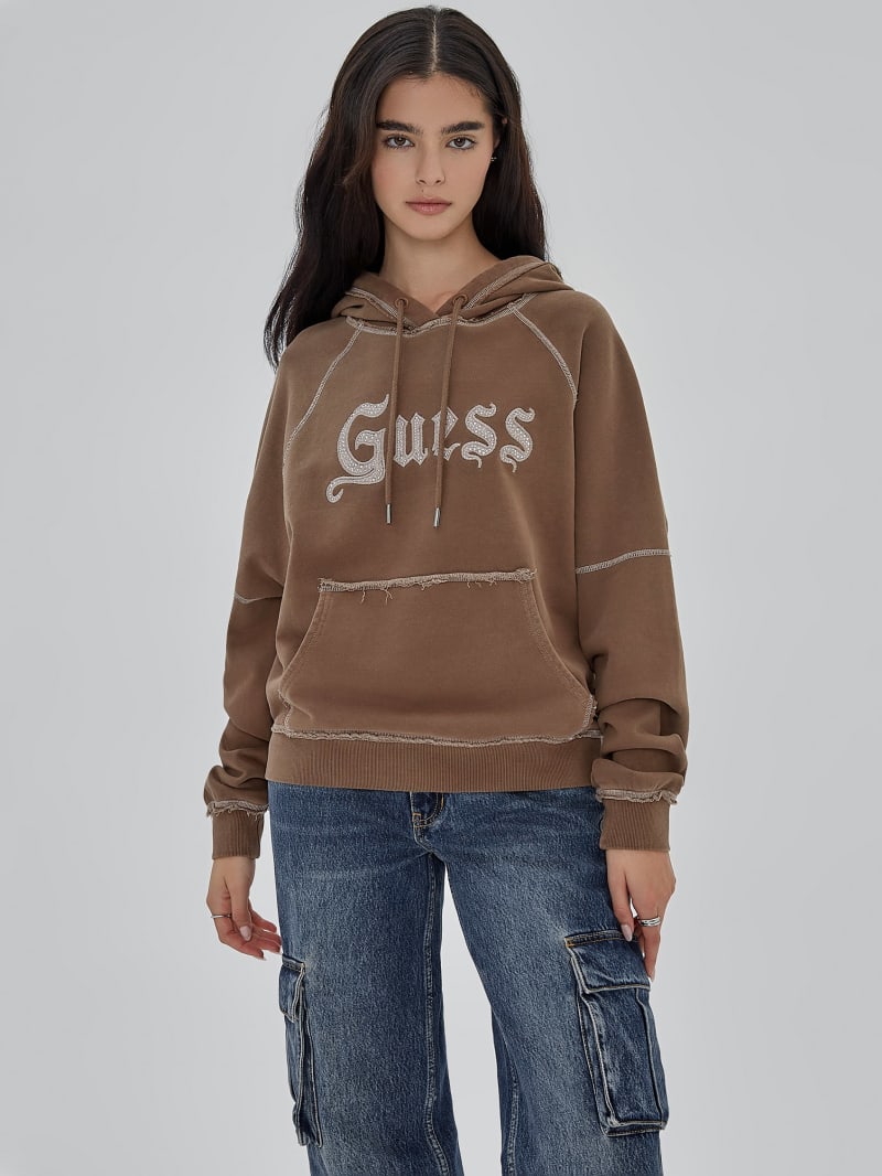 Guess GUESS Originals Stud Contrast Hoodie - Garrafa Multi