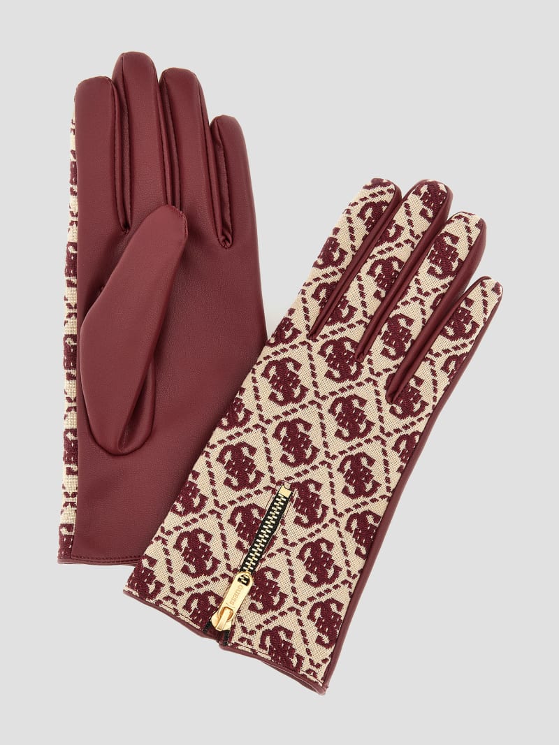 Guess Izzy Jacquard Quattro G Gloves - Montego Wash