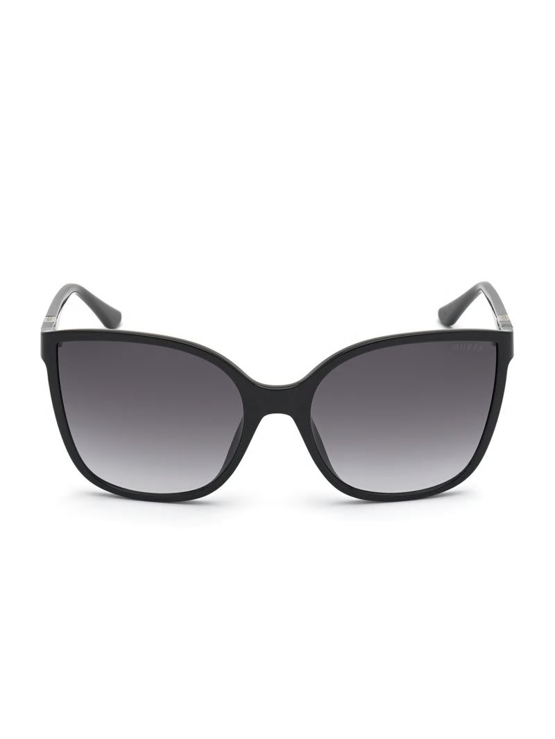 Guess Oversized Cat-Eye Sunglasses - Silver