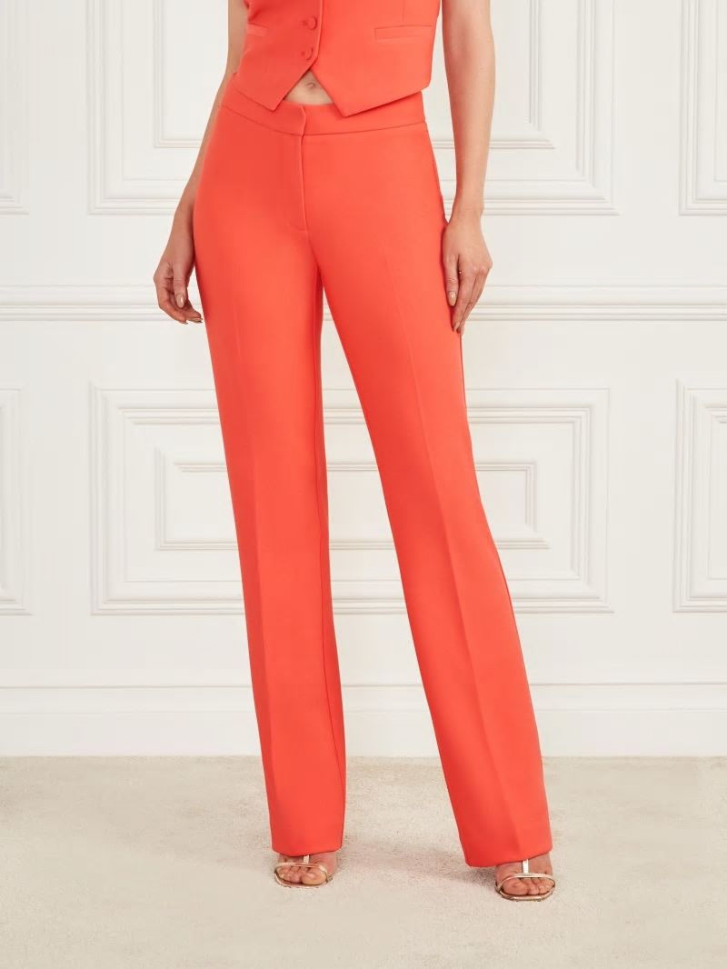 Guess Jacqueline Pant - Vivacious Coral