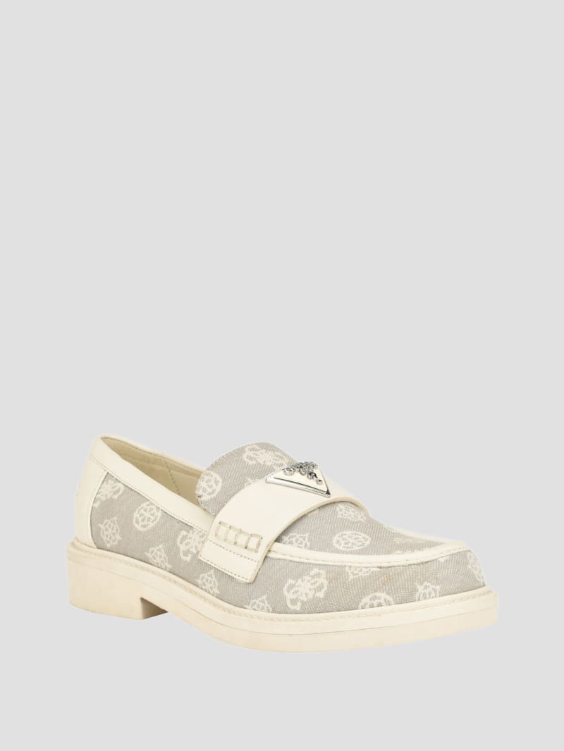 Guess Shatha Peony Triangle Loafers - Taupe