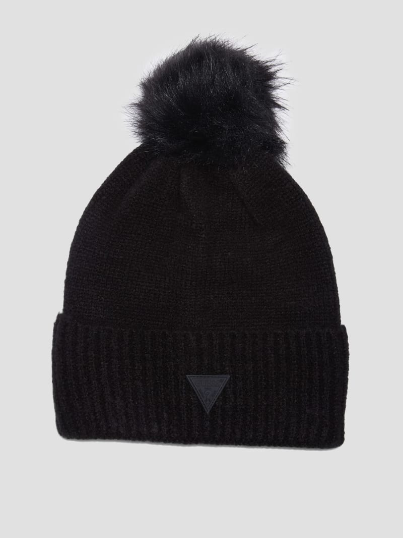 Guess Zoe Pom Beanie - Black